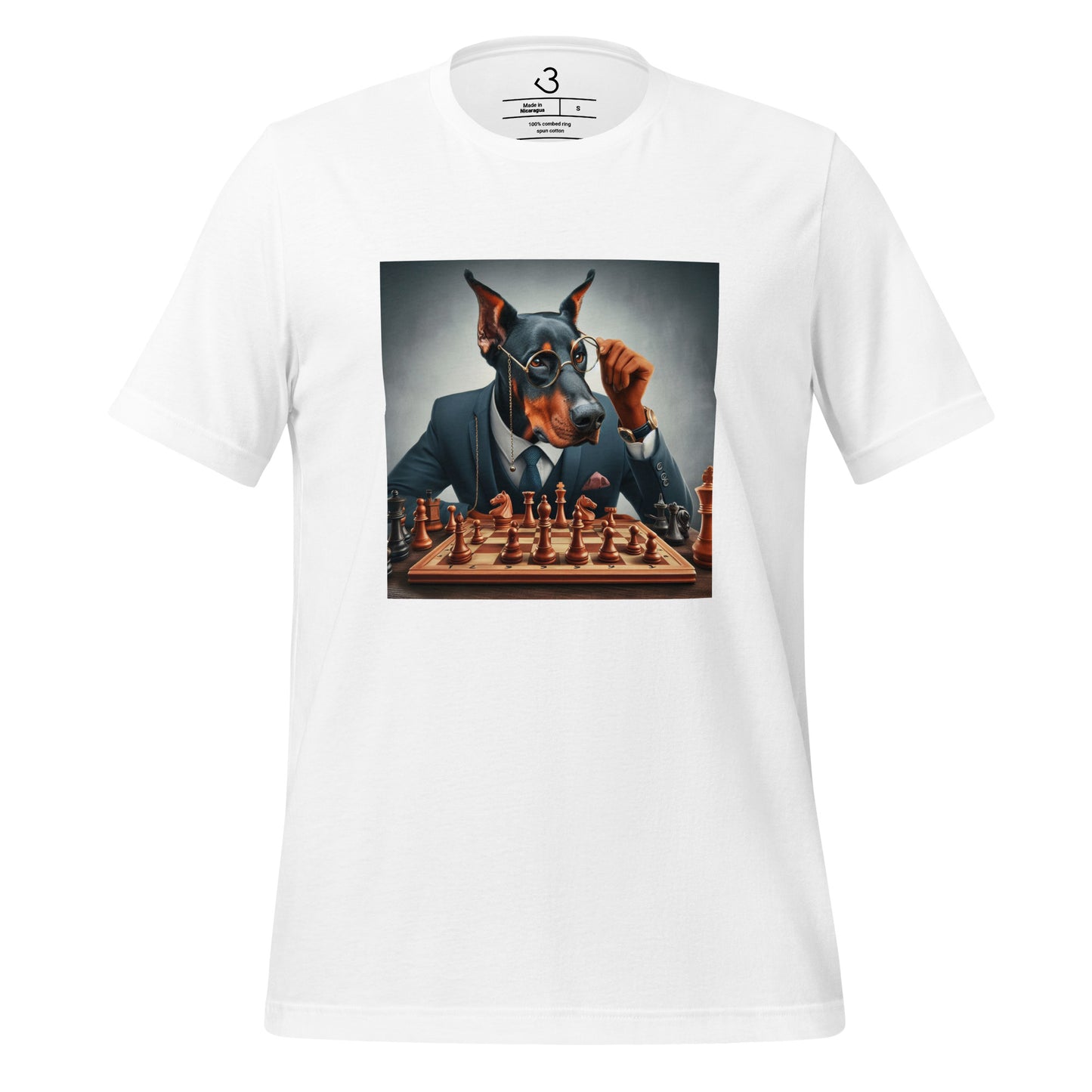 Camiseta Dóberman chess