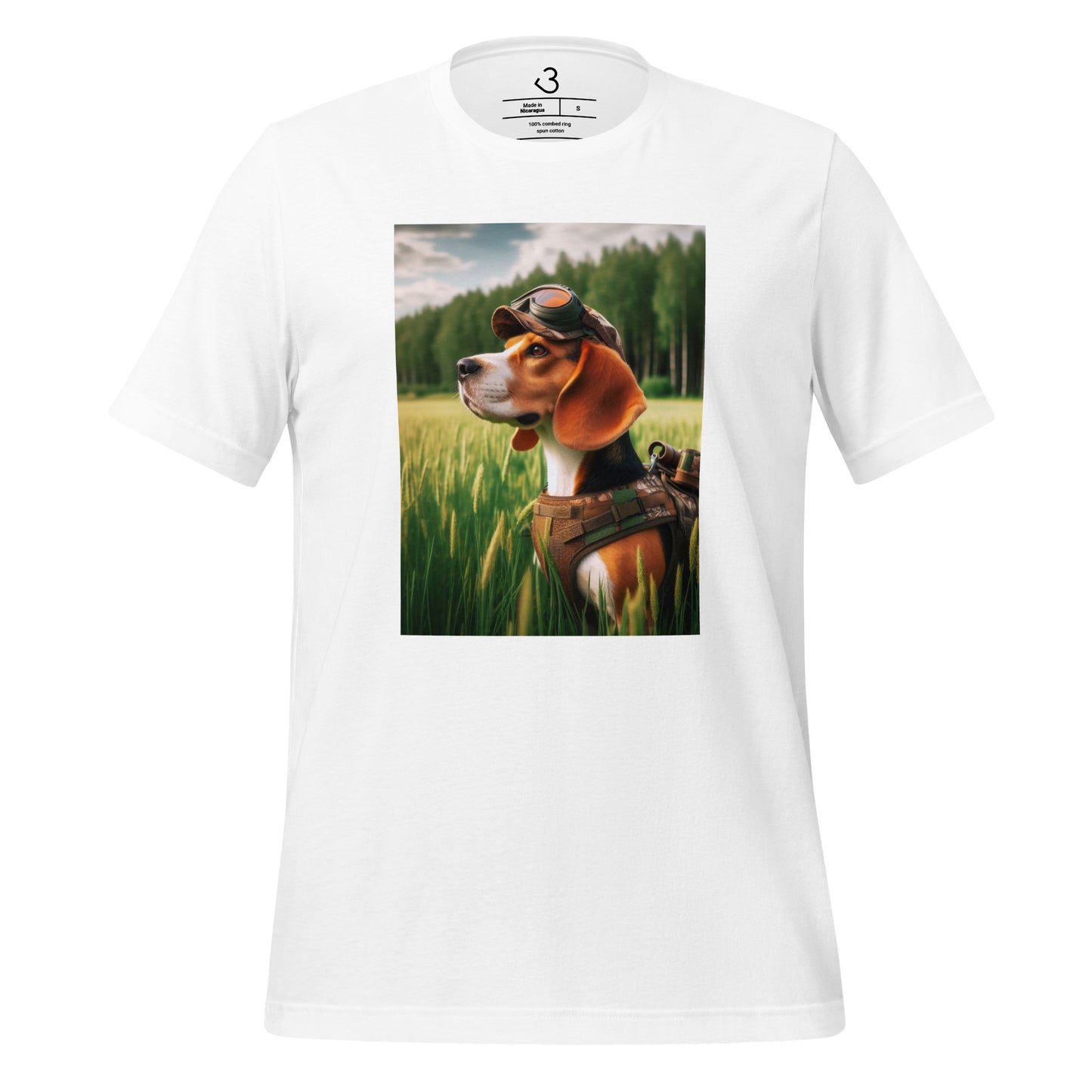 Camiseta beagle cazador