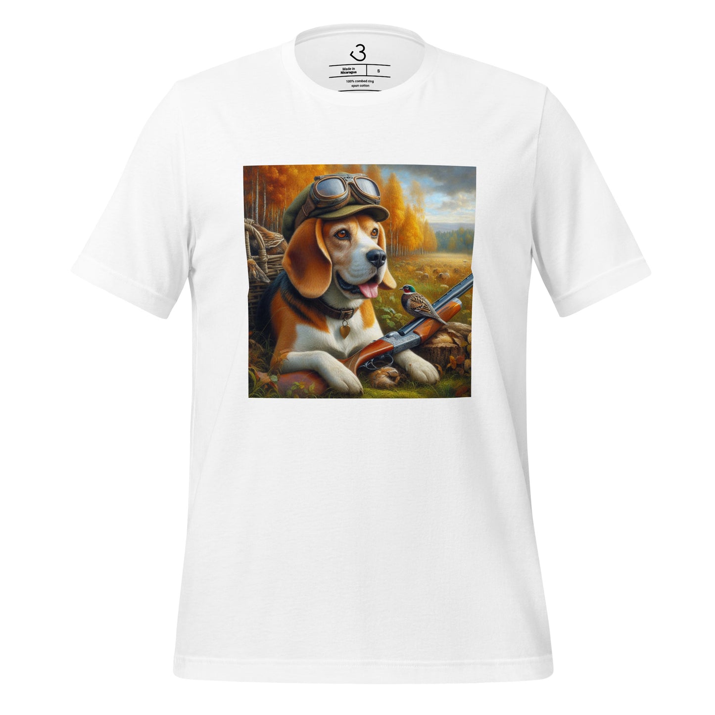 Camiseta beagle campo