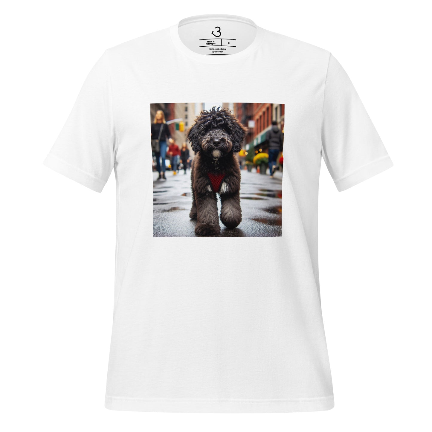 Camiseta water dog walking