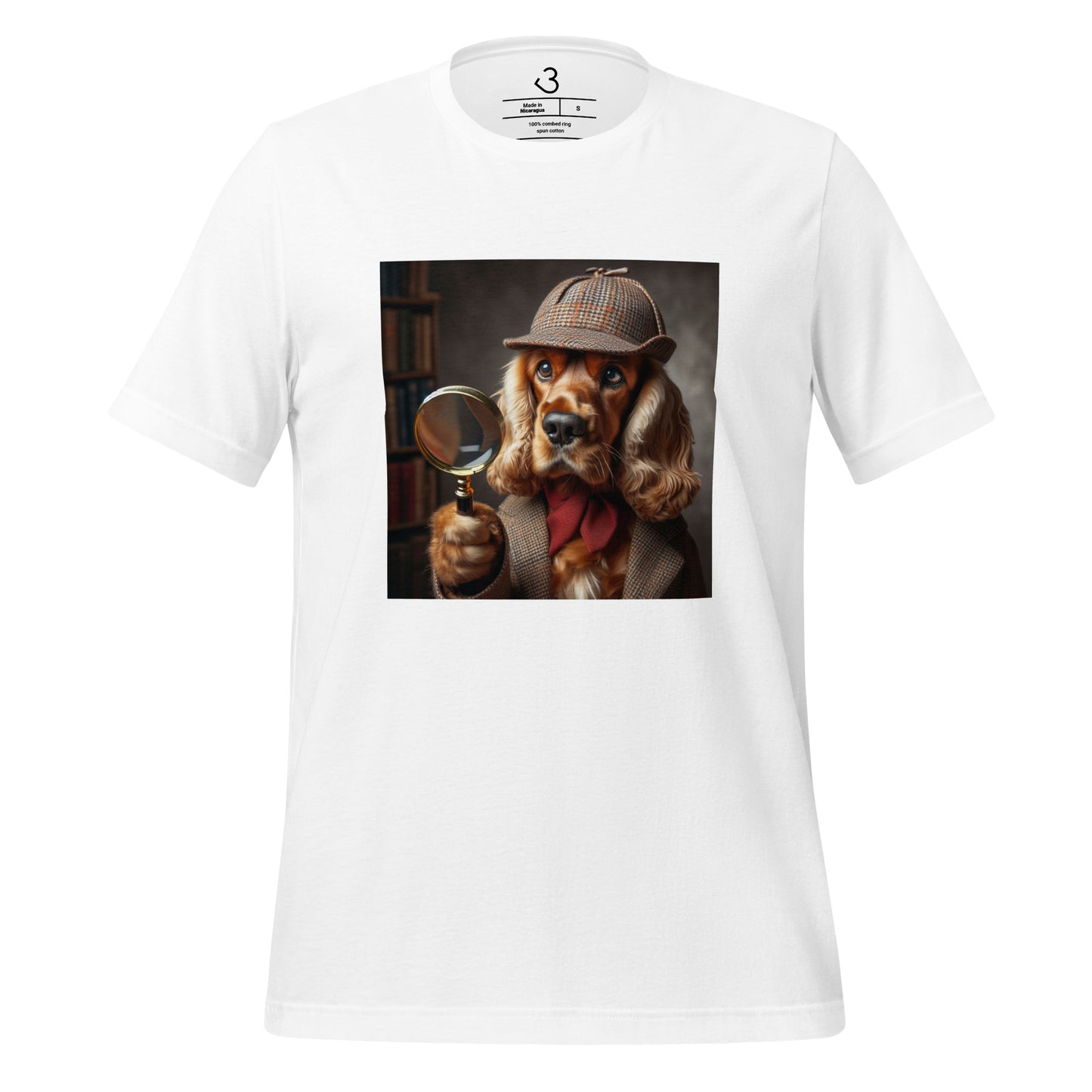 Camiseta  cocker detective