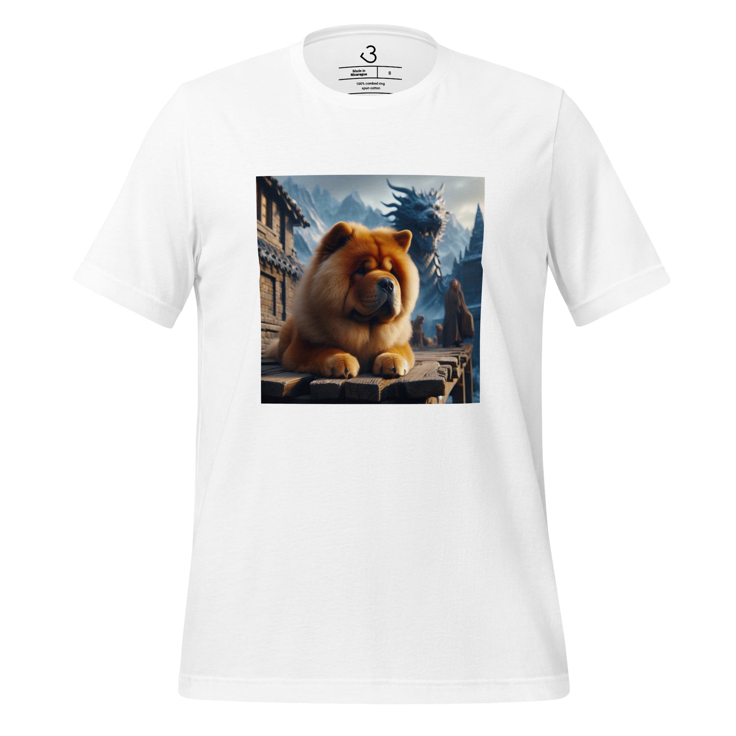 Camiseta chow chow dragon