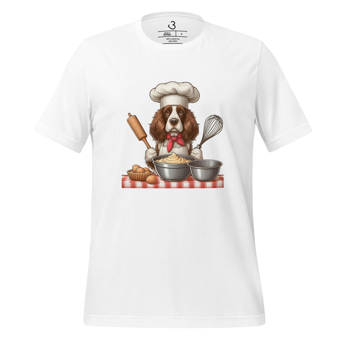 Camiseta cocker cocinero