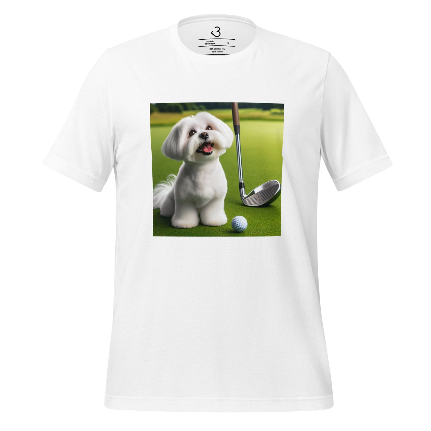 Camiseta bichón maltés golf