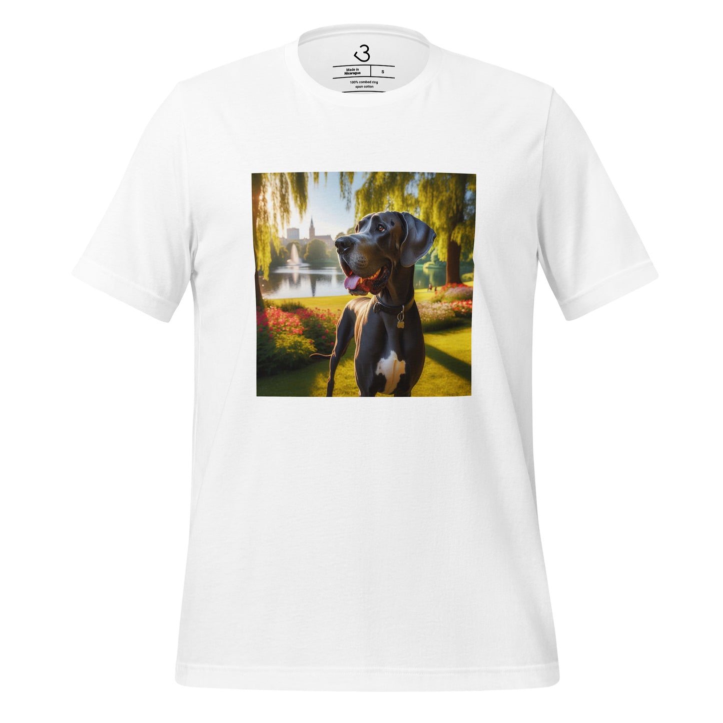 Camiseta gran danés parque