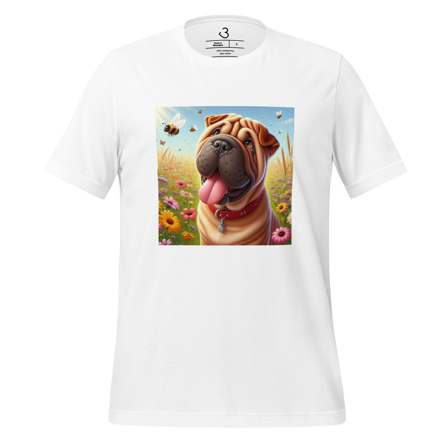 Camiseta shar pei happy