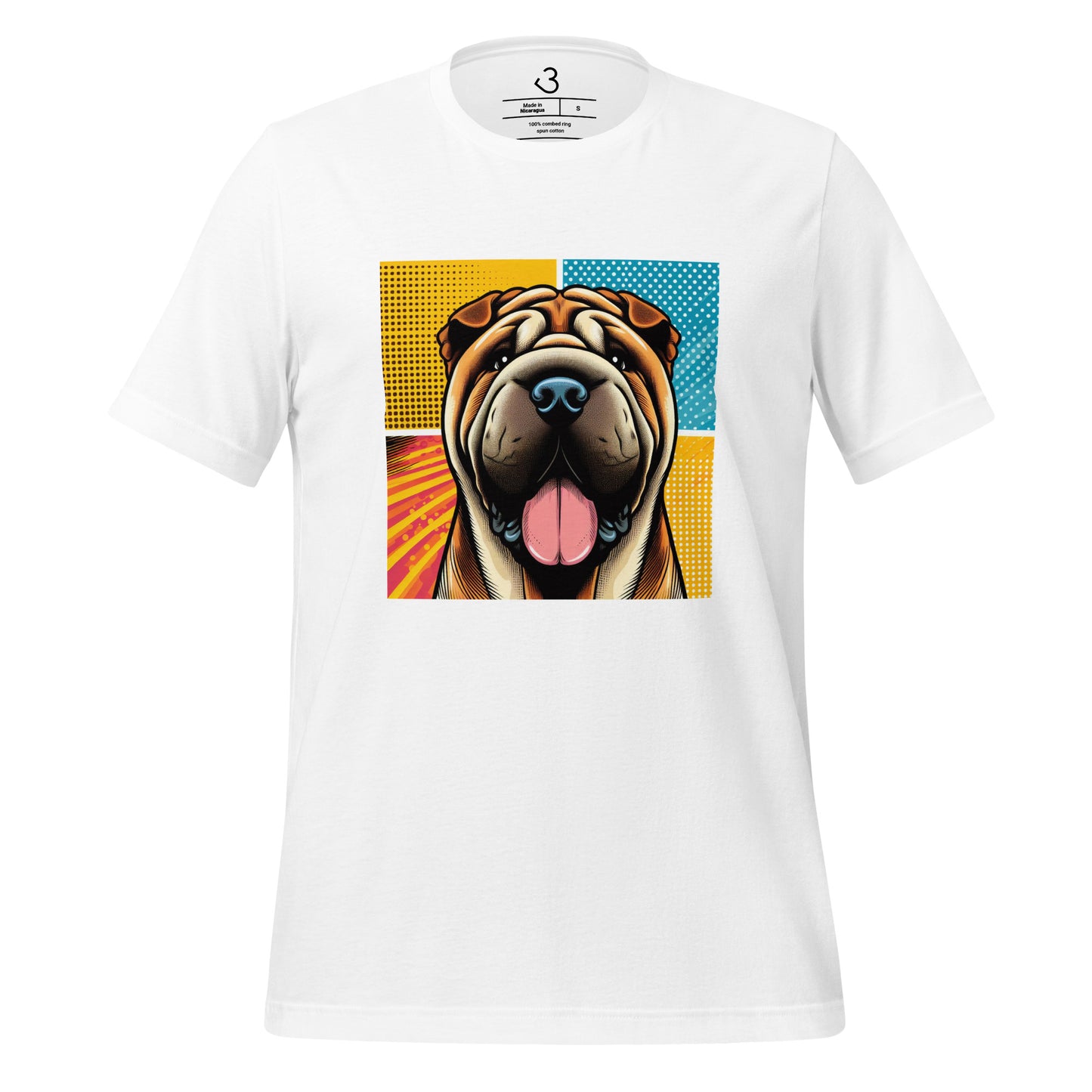 Camiseta shar pei art