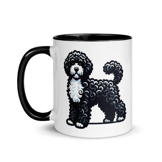 Taza color interior water dog morfo