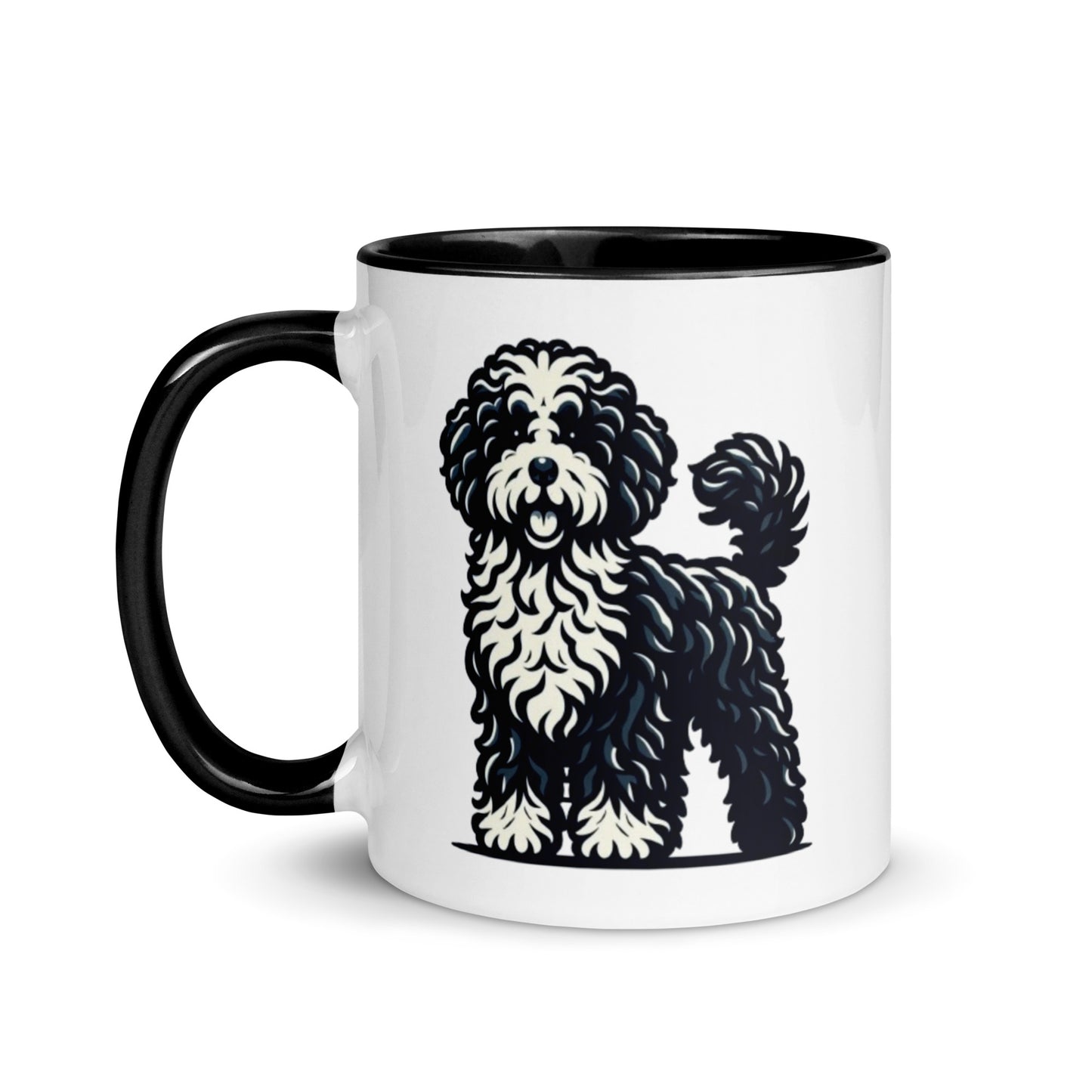 Taza color interior water dog serios