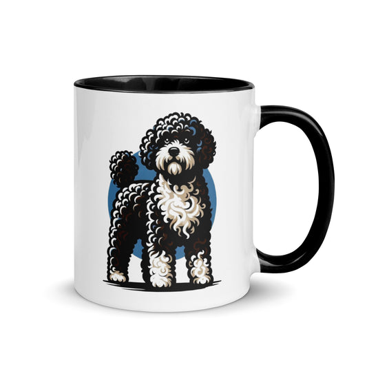 Taza color interior water dog morfo