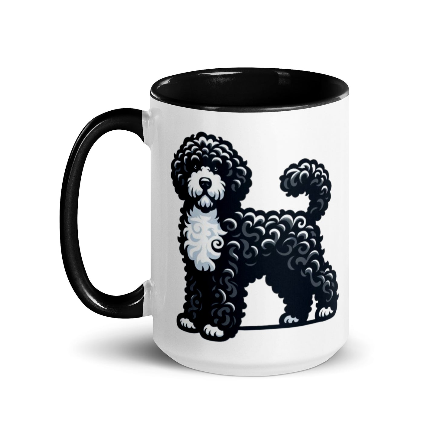 Taza color interior water dog morfo