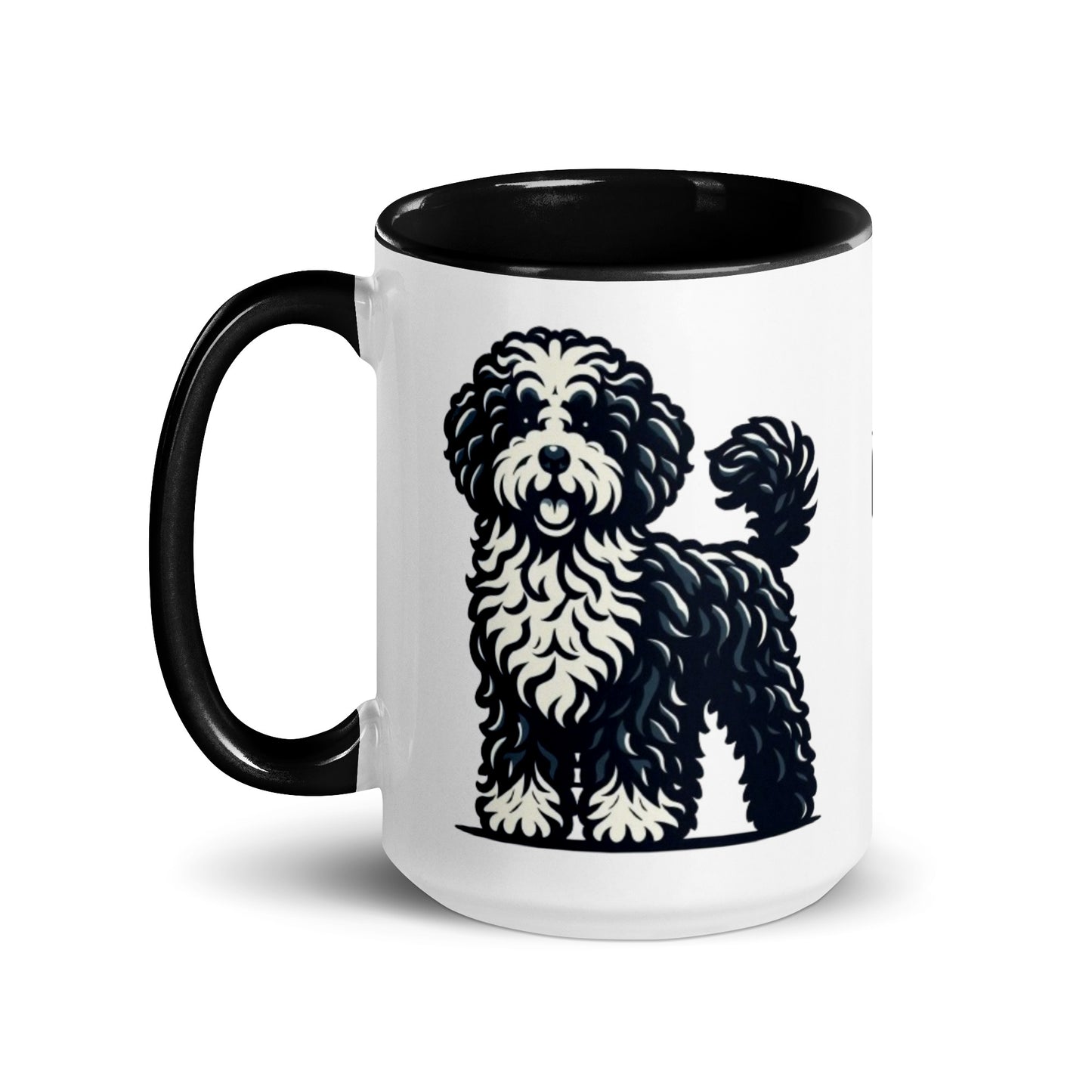 Taza color interior water dog serios