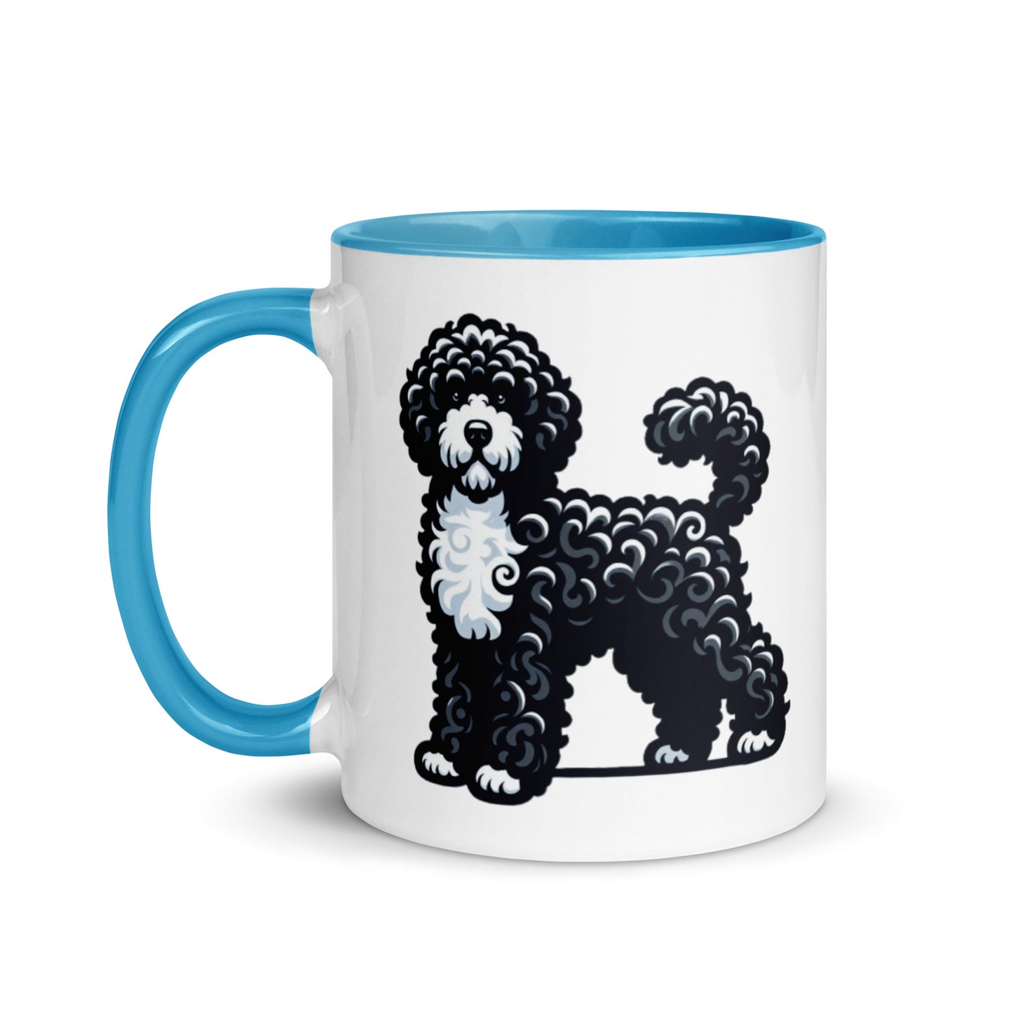 Taza color interior water dog morfo