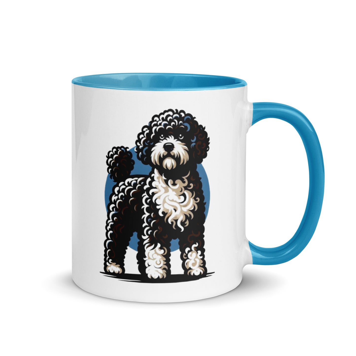 Taza color interior water dog morfo