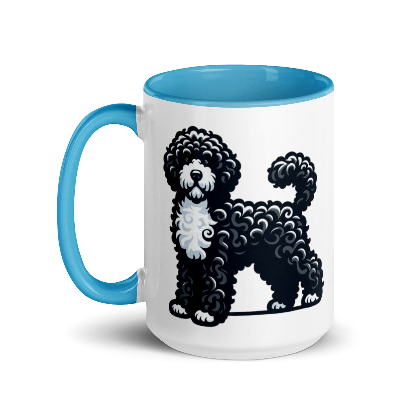 Taza color interior water dog morfo