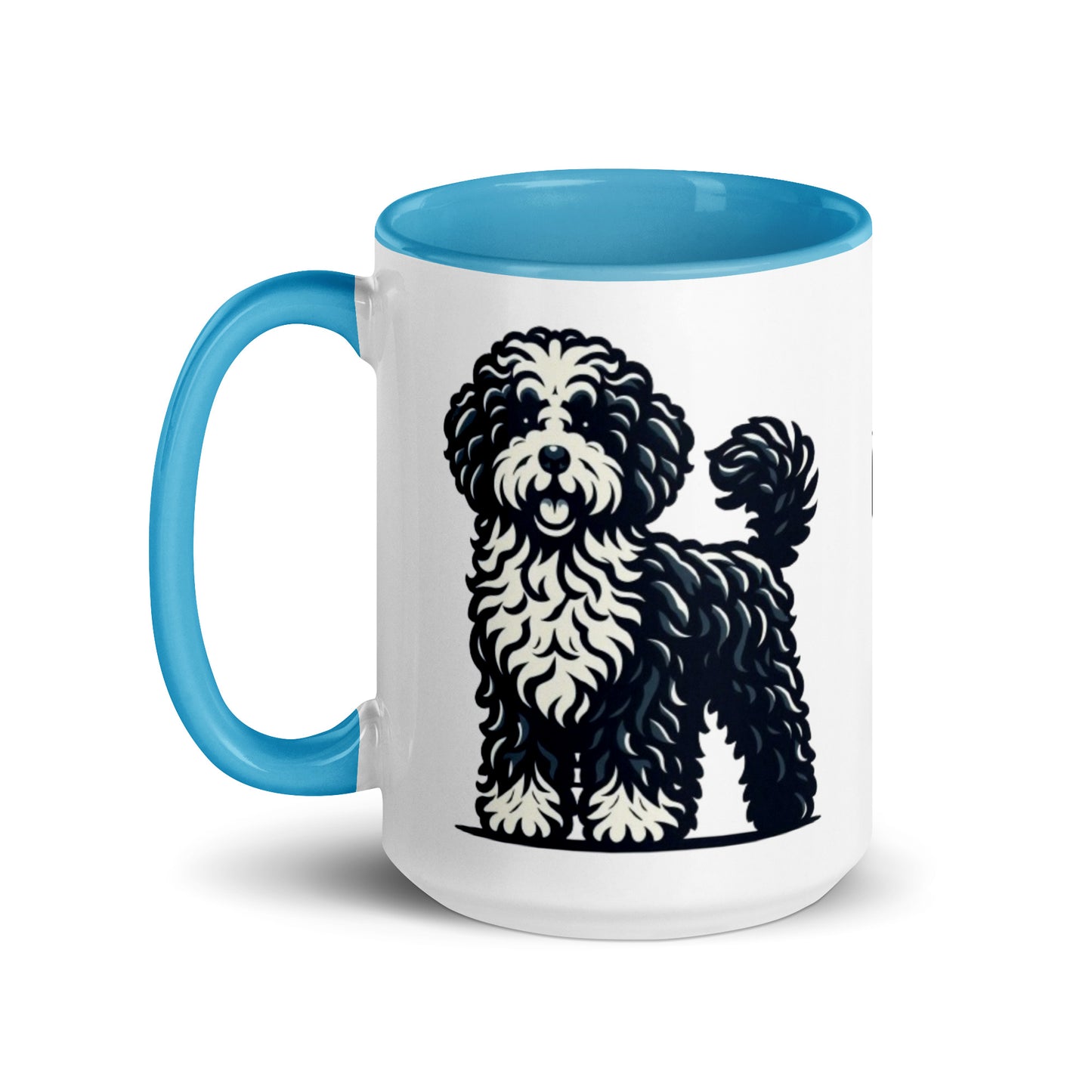 Taza color interior water dog serios