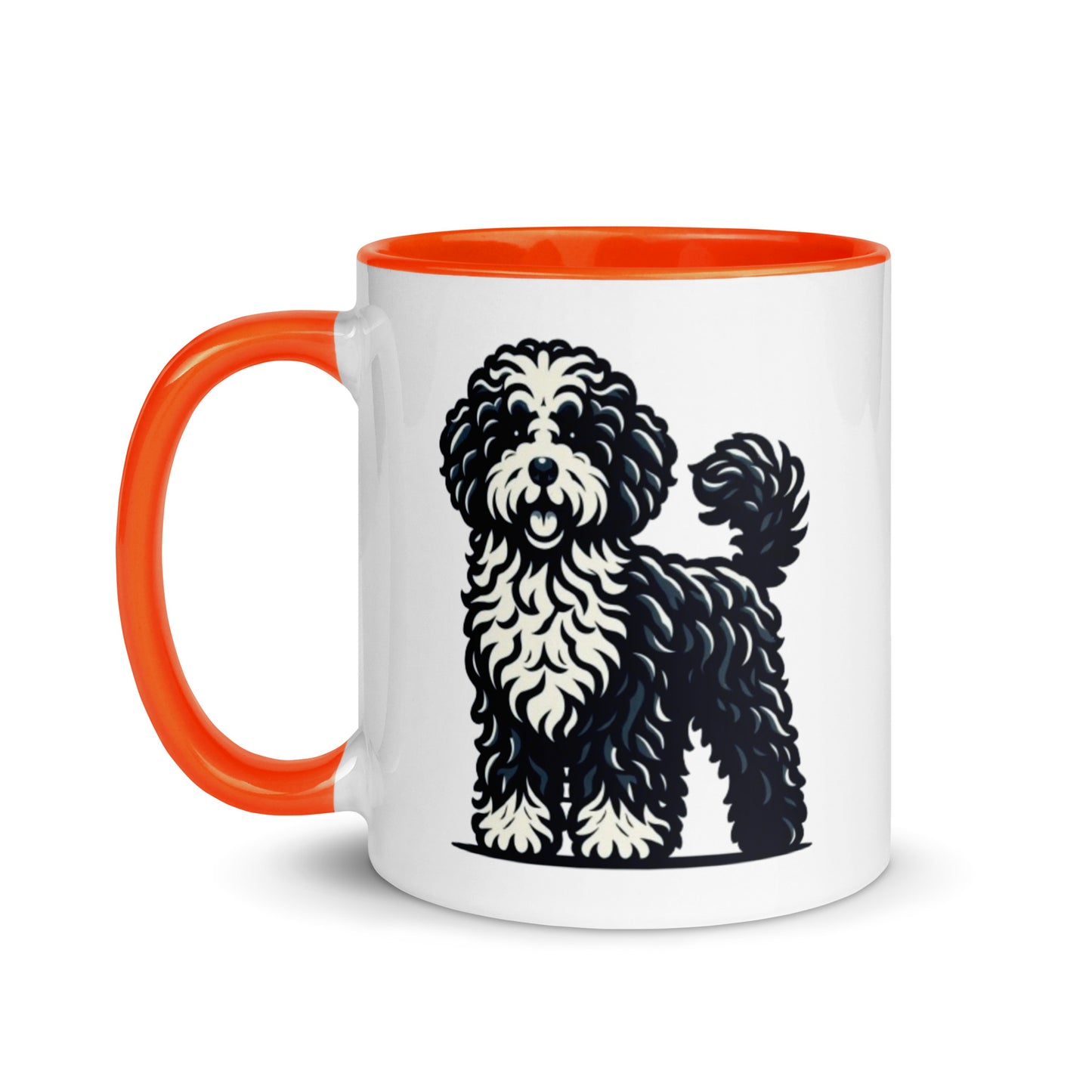 Taza color interior water dog serios