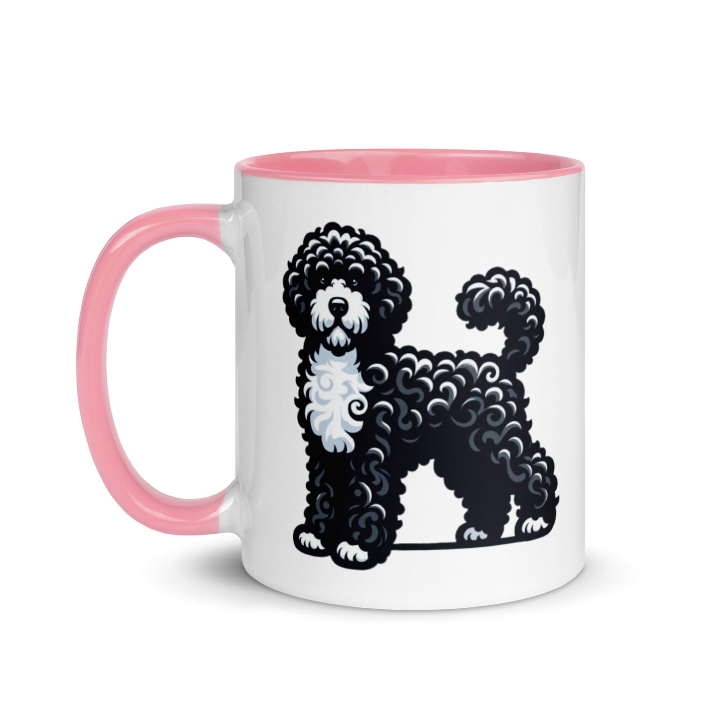 Taza color interior water dog morfo