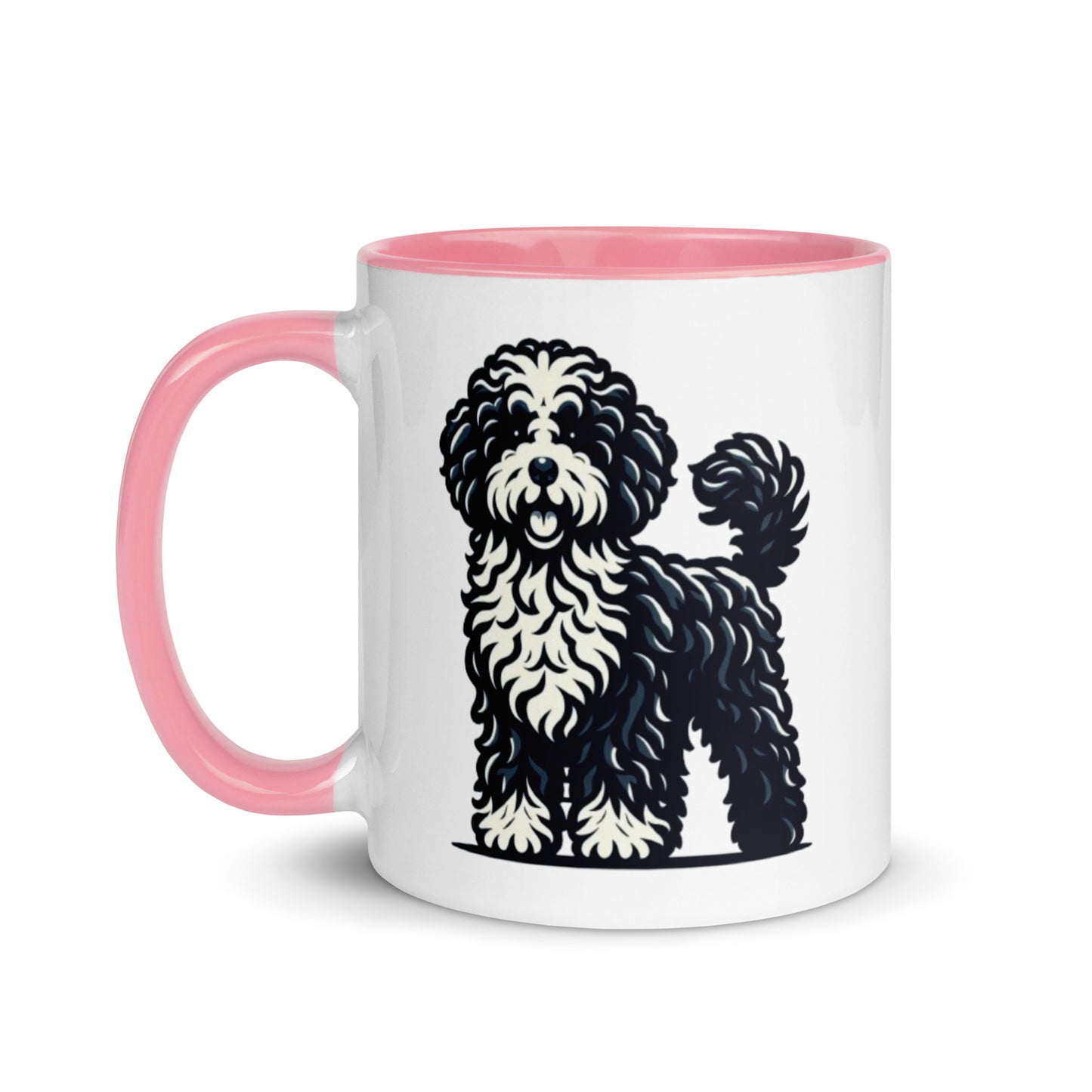 Taza color interior water dog serios