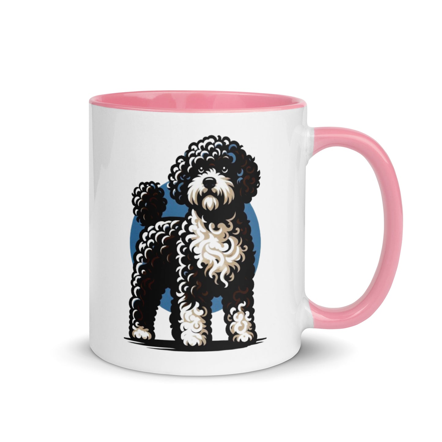 Taza color interior water dog morfo