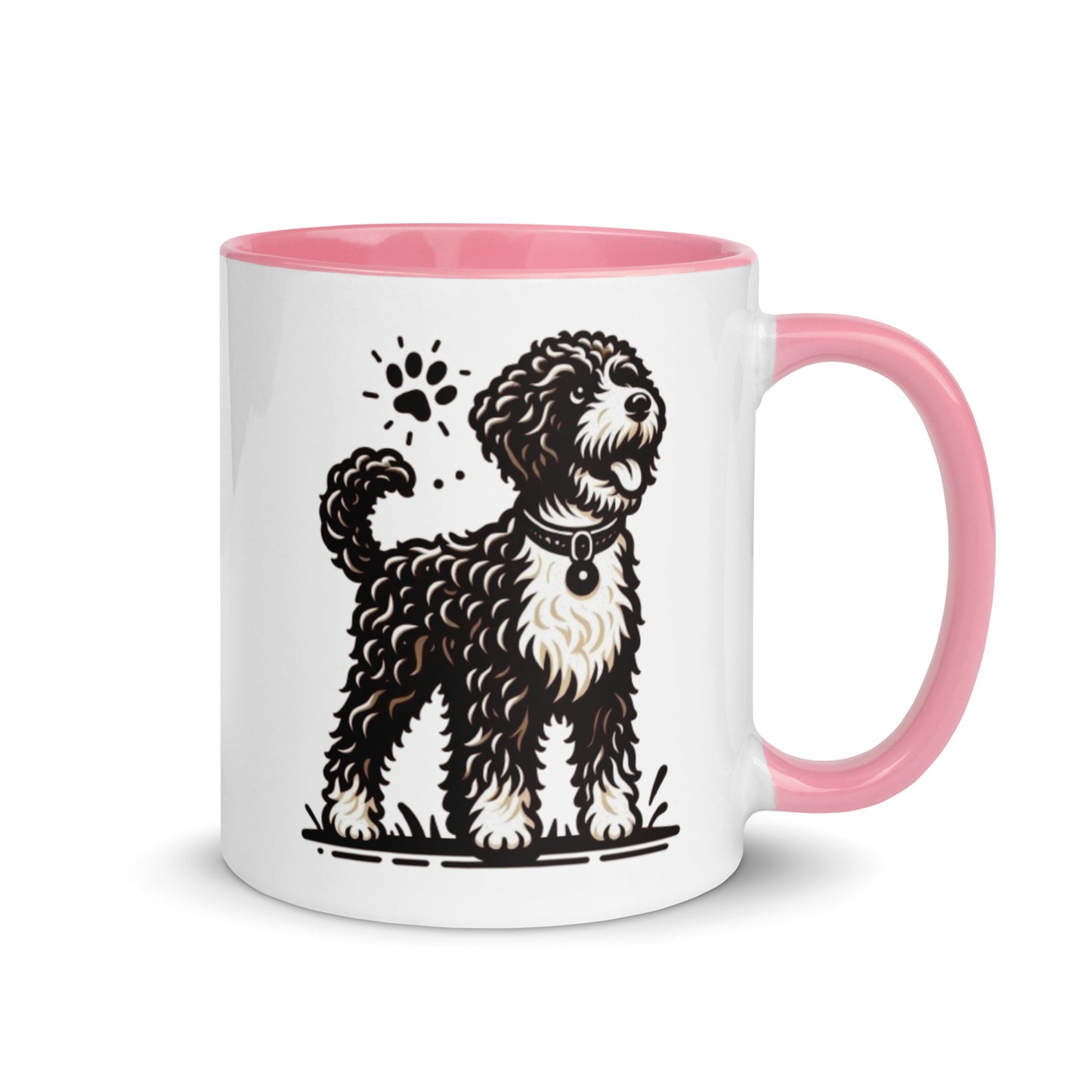 Taza color interior water dog serios