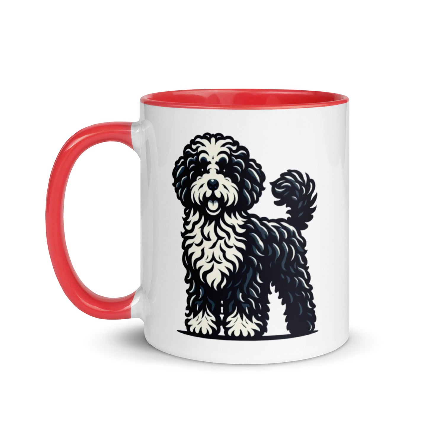 Taza color interior water dog serios