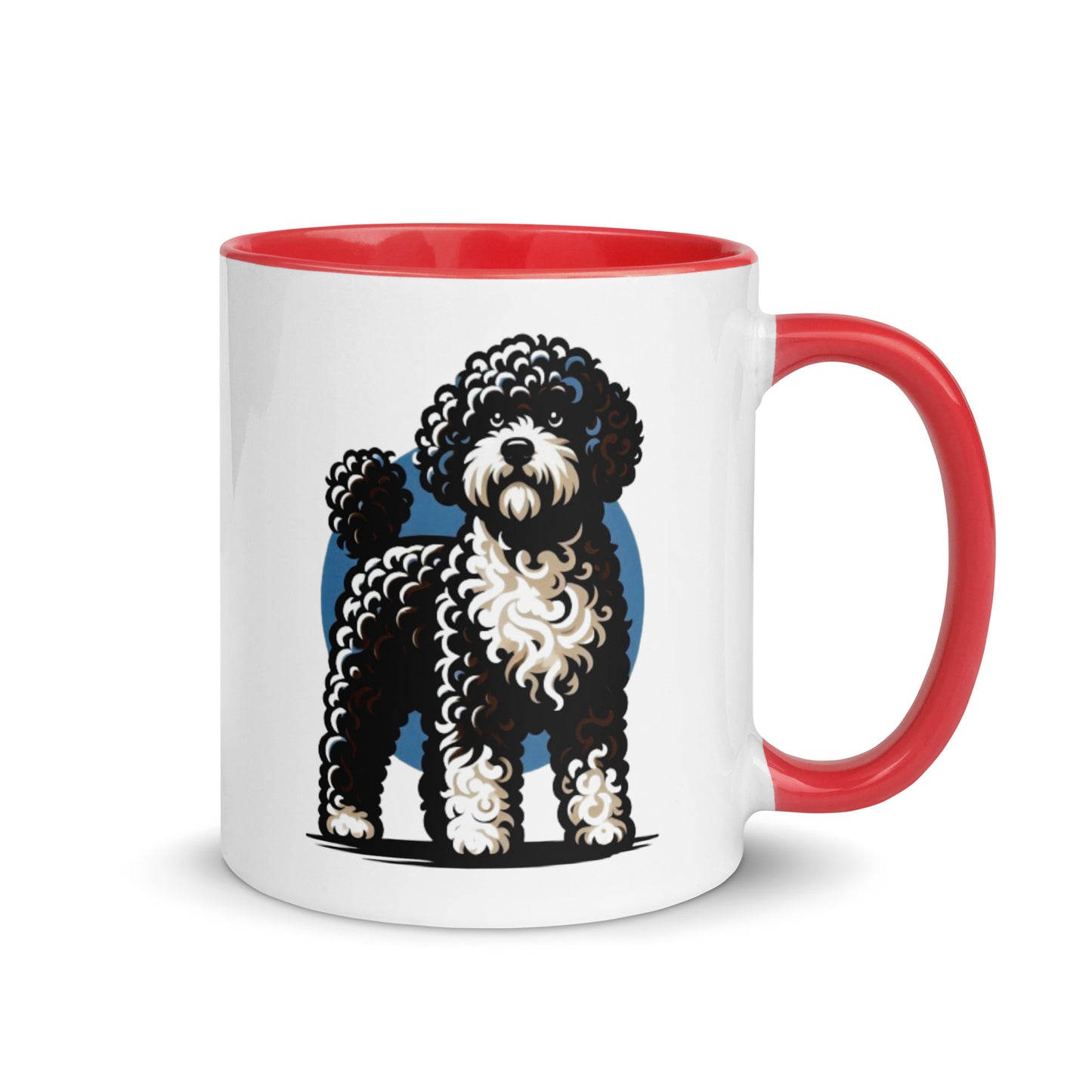 Taza color interior water dog morfo