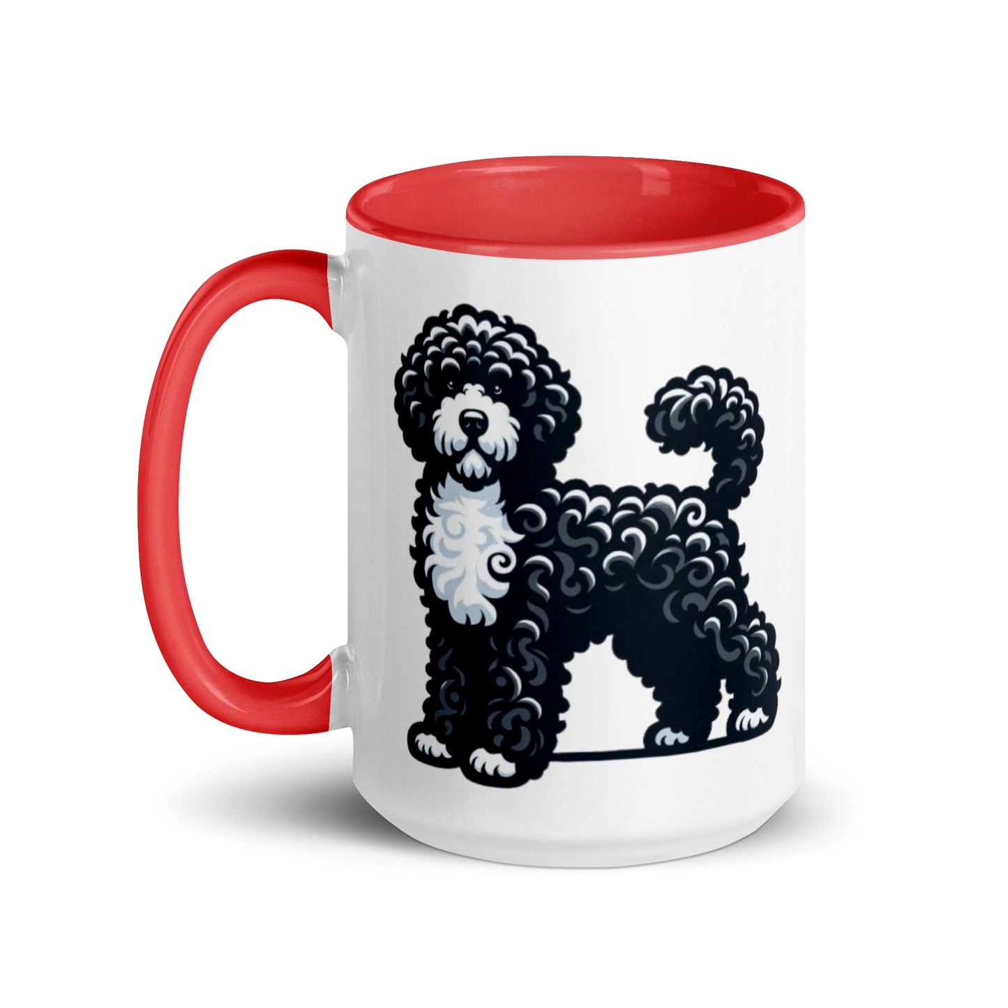 Taza color interior water dog morfo