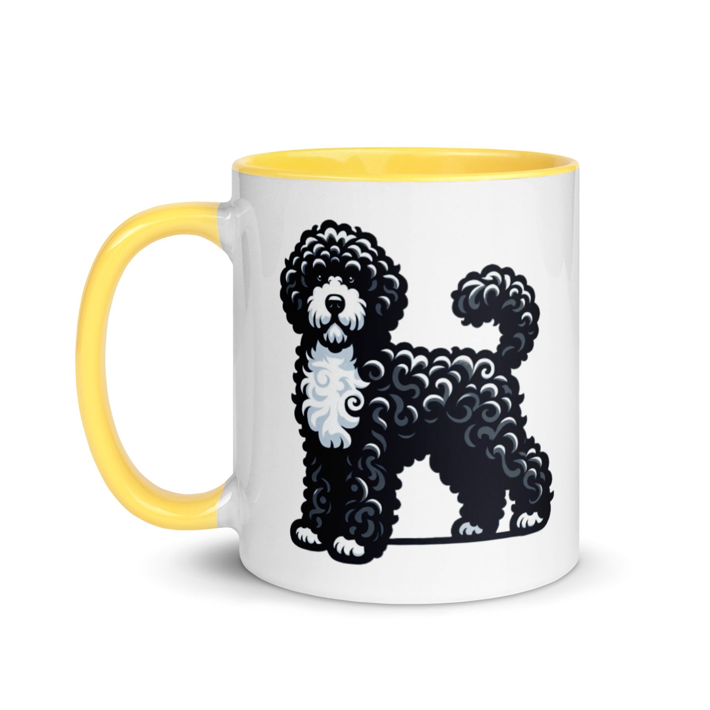 Taza color interior water dog morfo