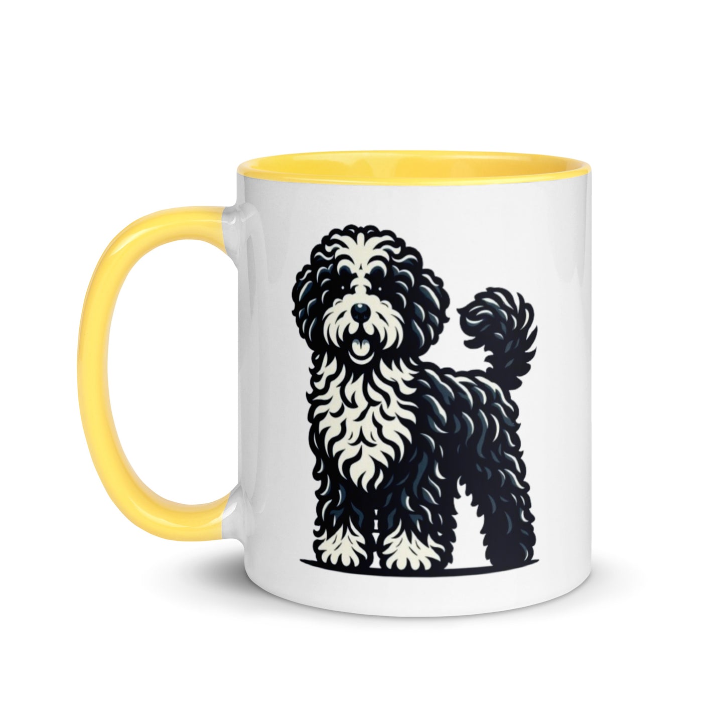 Taza color interior water dog serios