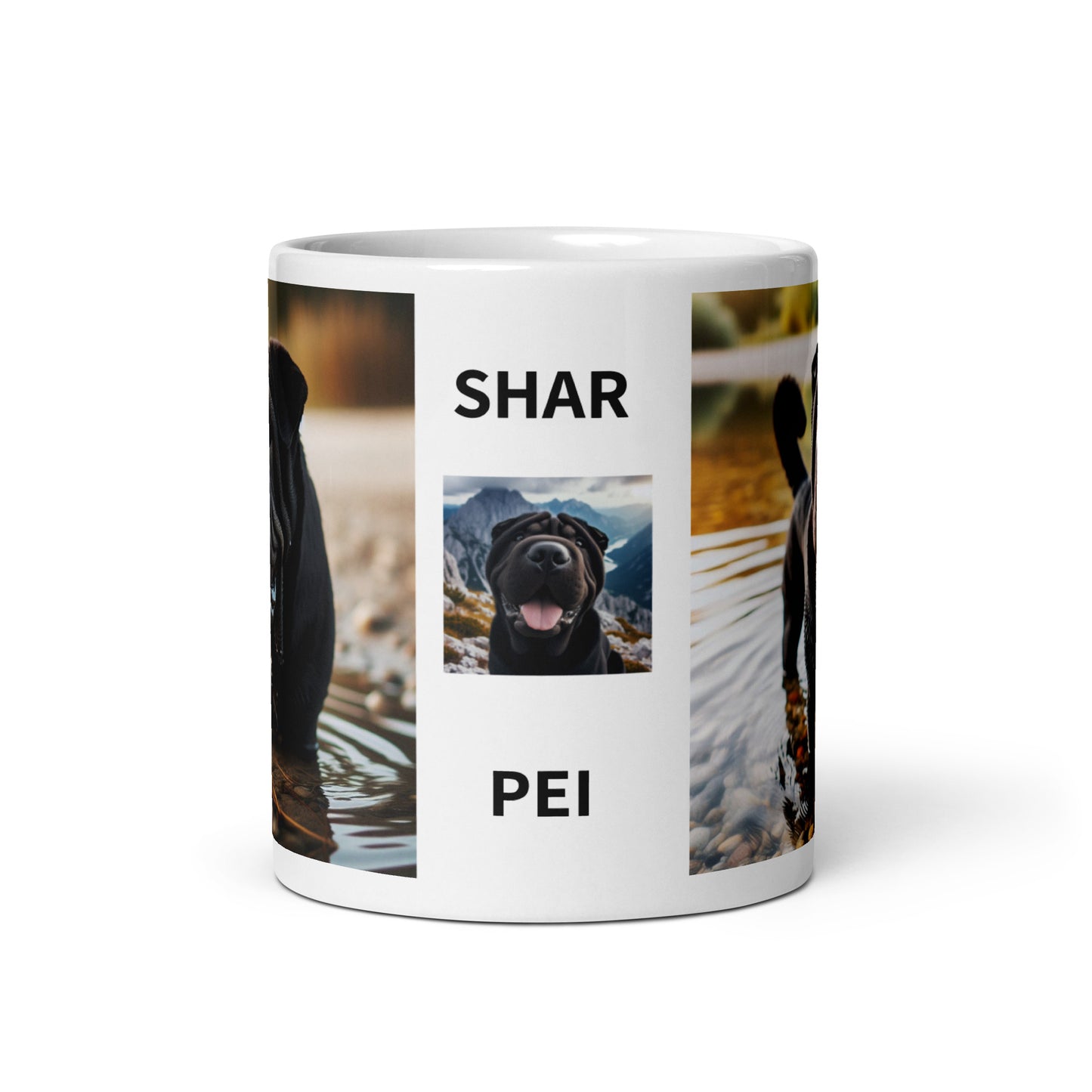 Taza shar pei water