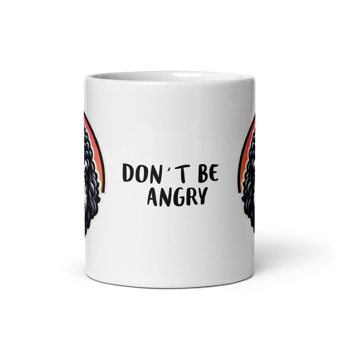 Taza water dog angry