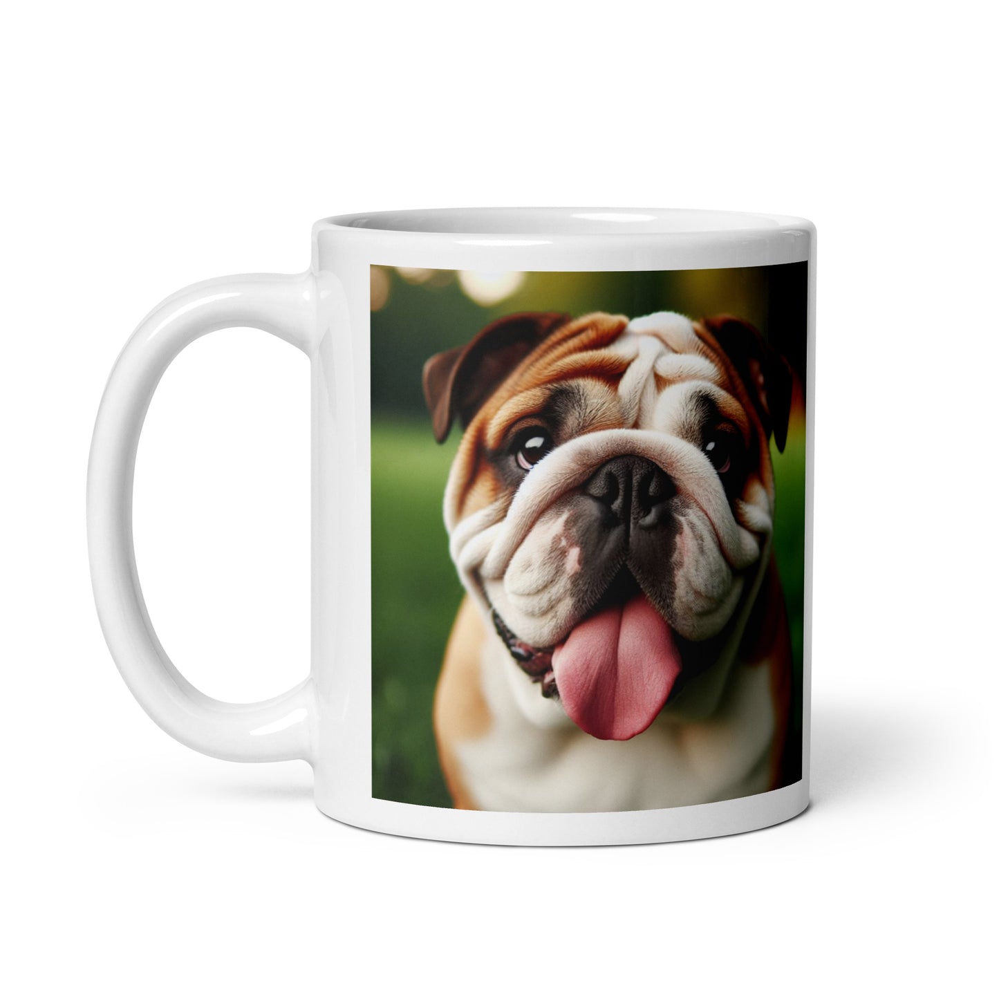 Taza bulldog happy