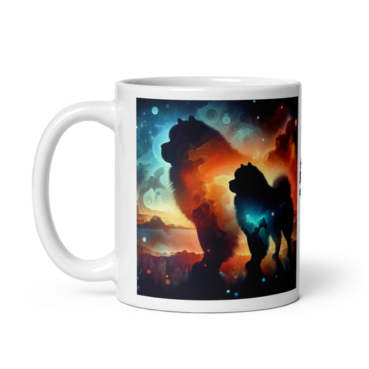 Taza chow chow sombras