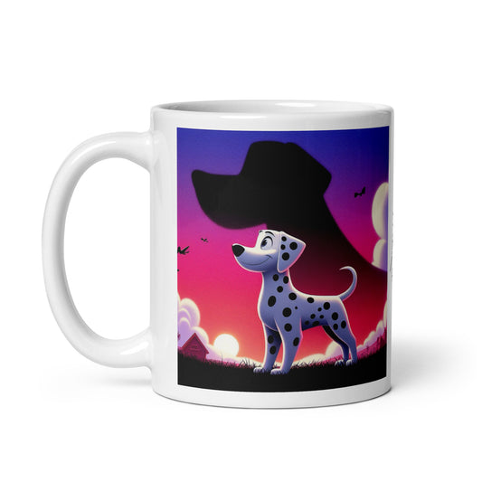 Taza dálmata soñador