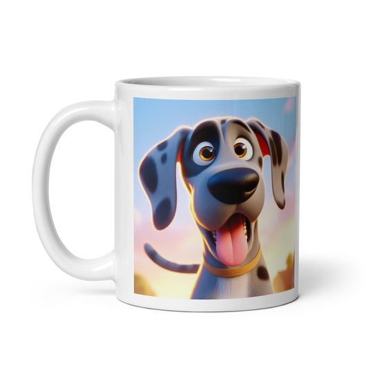 Taza gran danés lengua