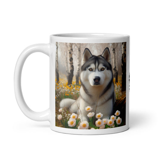 Taza husky resplandor