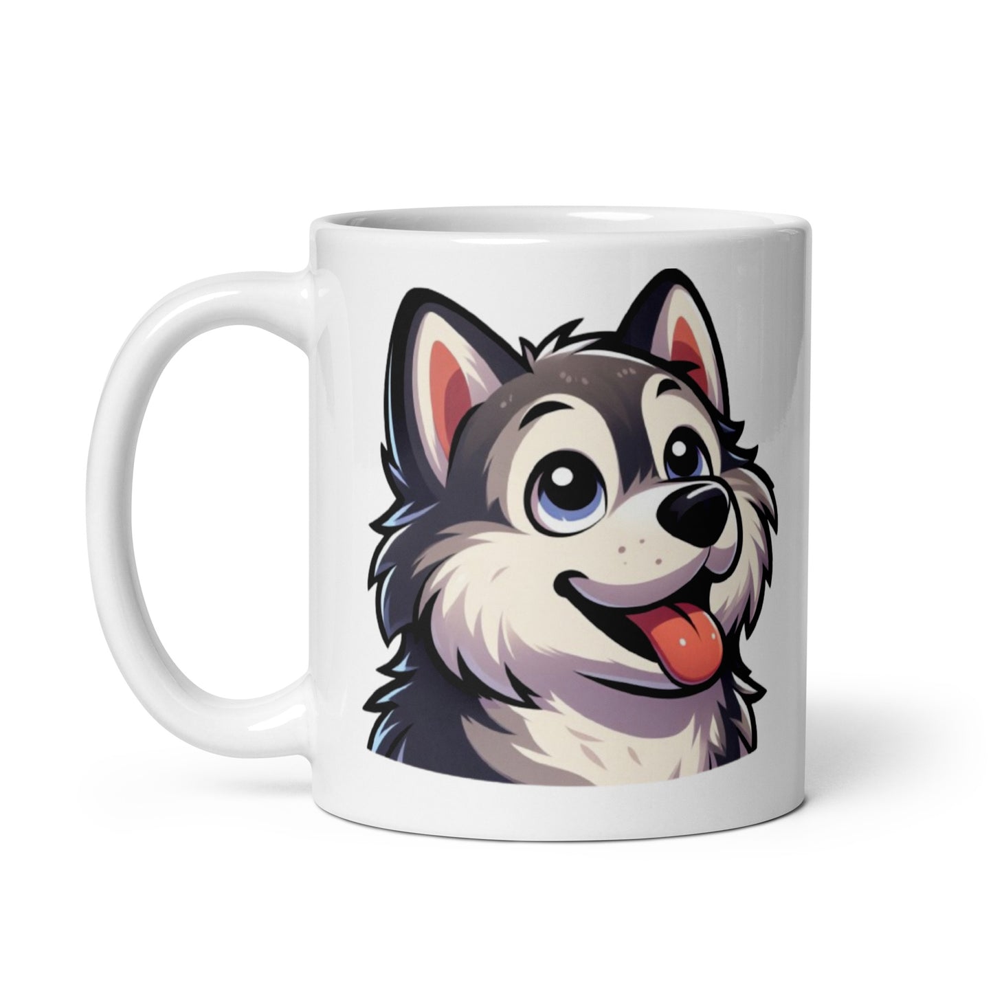 Taza husky animada