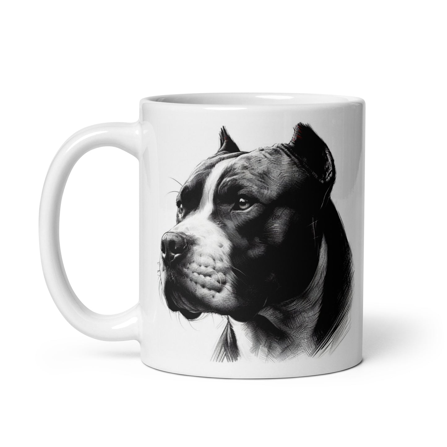 Taza pitbull black