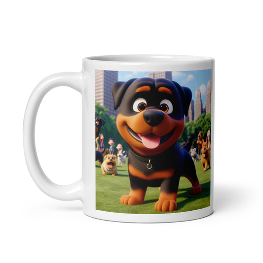 Taza rottweiler friend