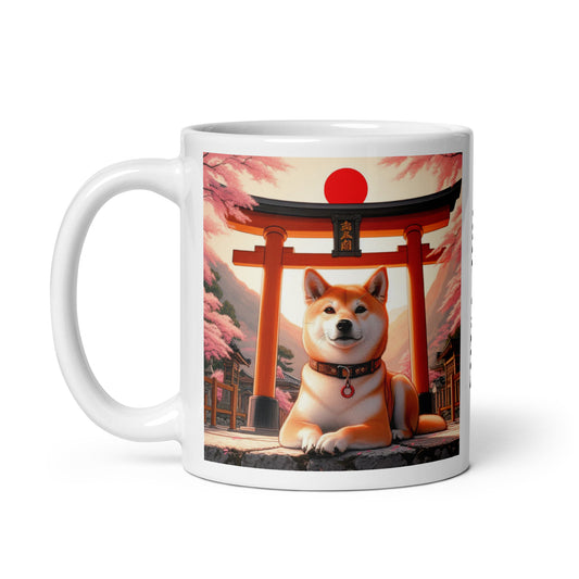 Taza shiba inu monumento