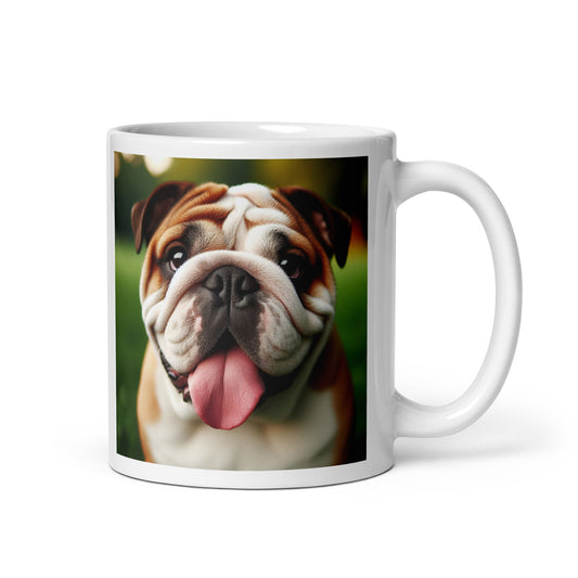 Taza bulldog happy