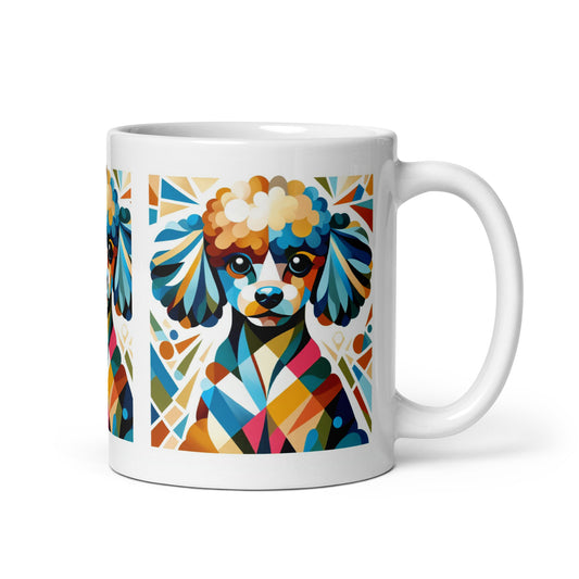 Taza caniche abstract