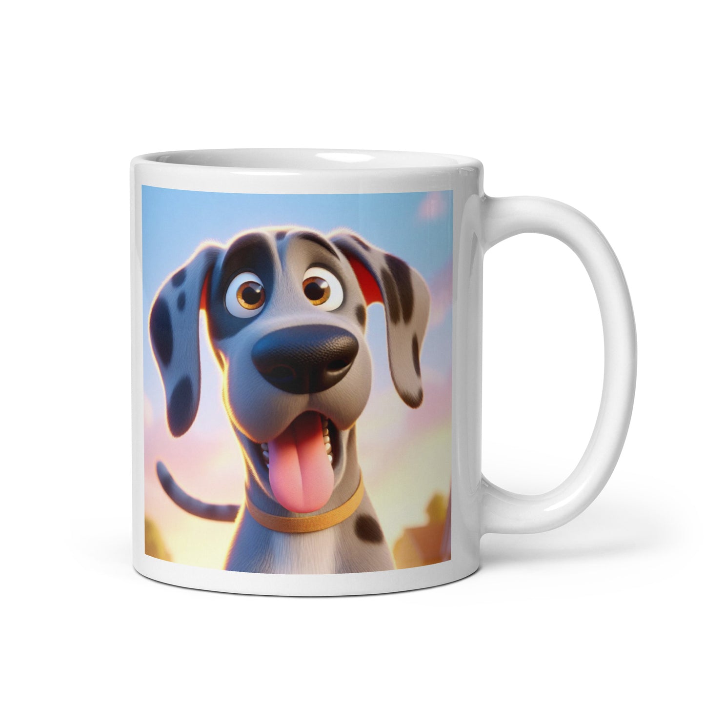 Taza gran danés lengua