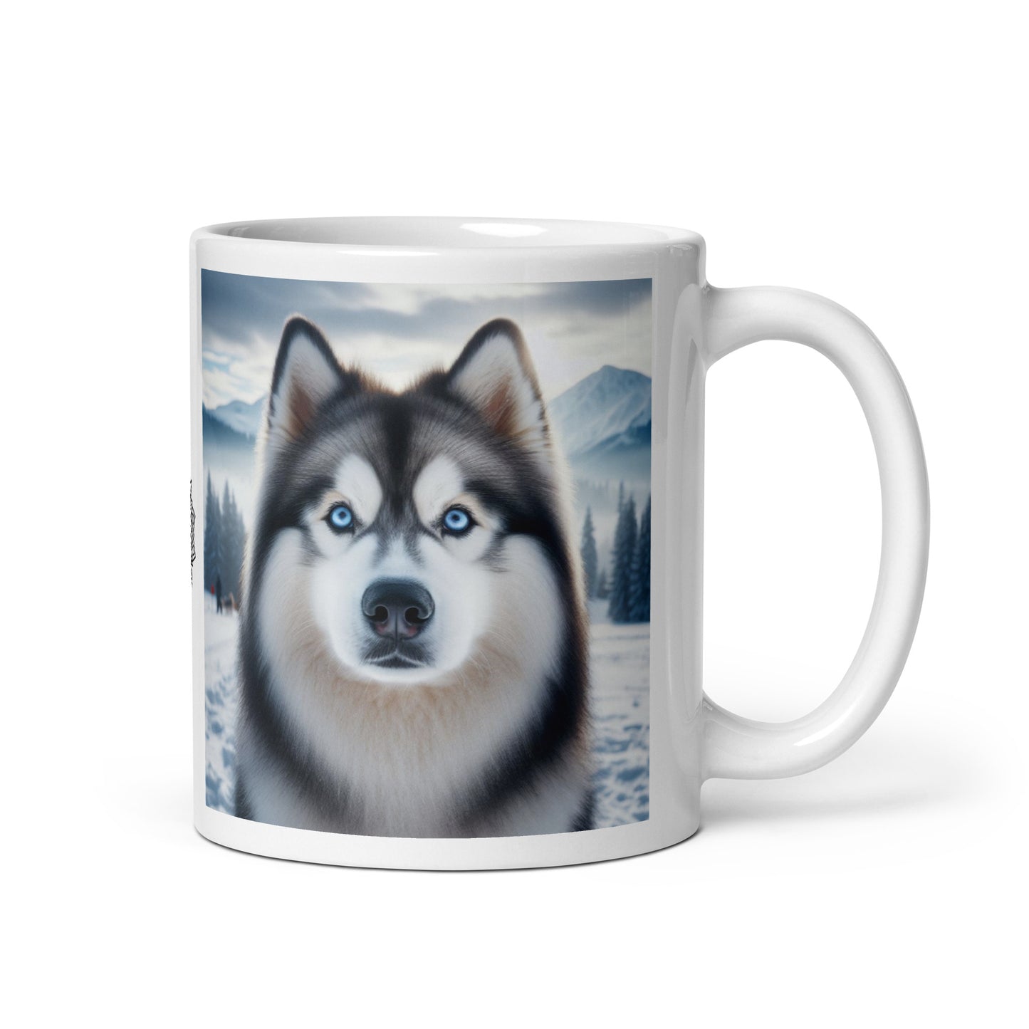 Taza husky snow