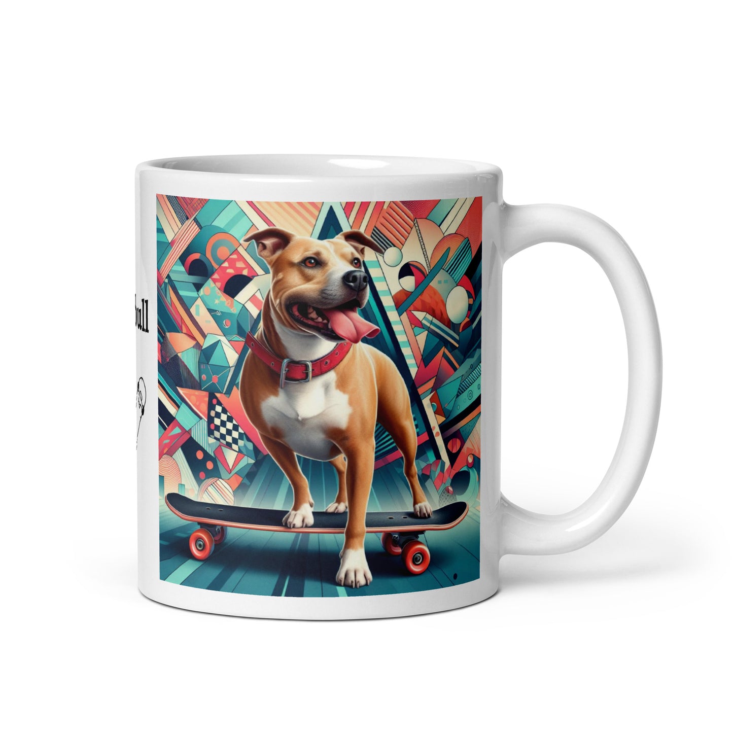 Taza pitbull skate