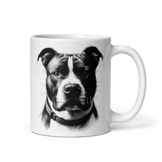 Taza pitbull black