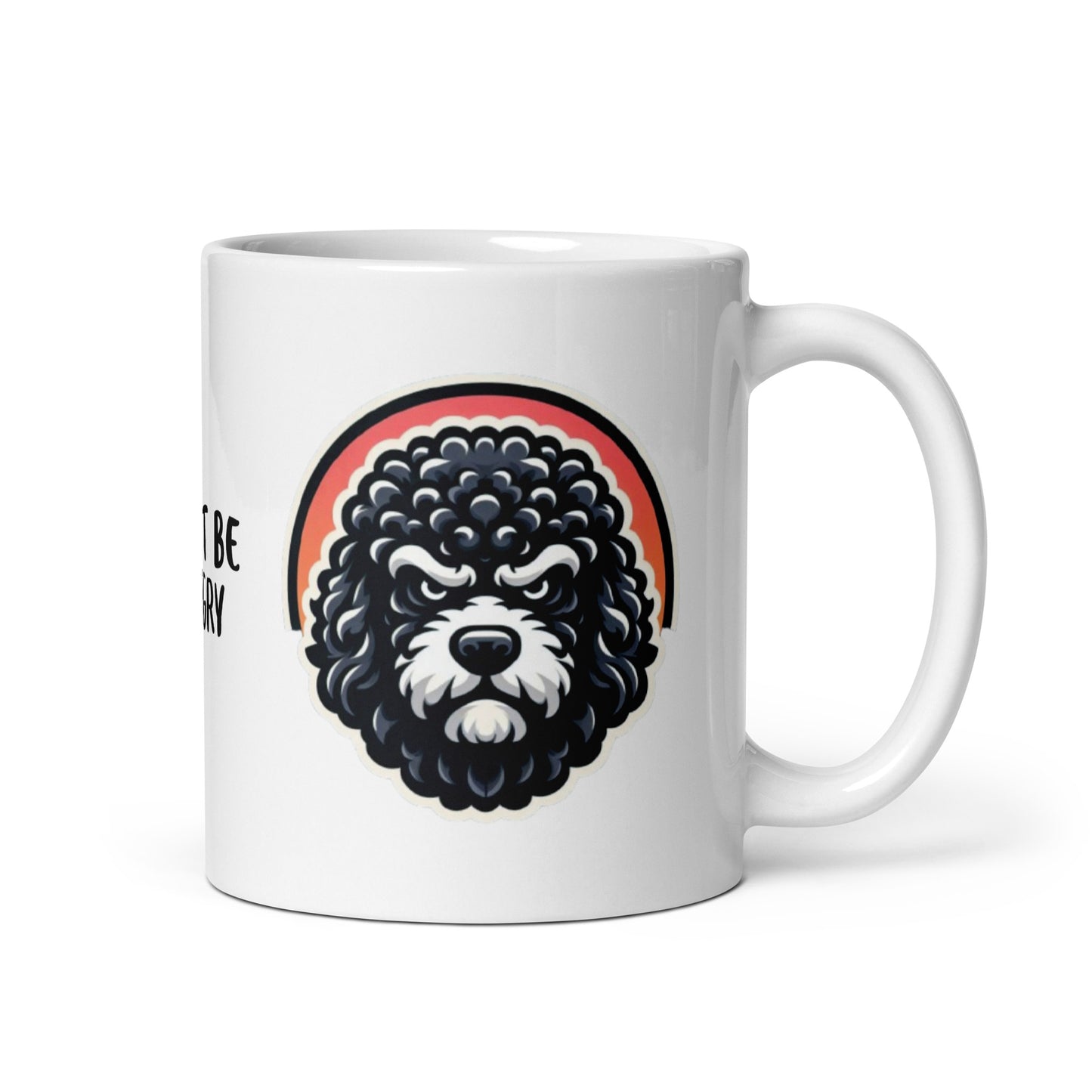 Taza water dog angry