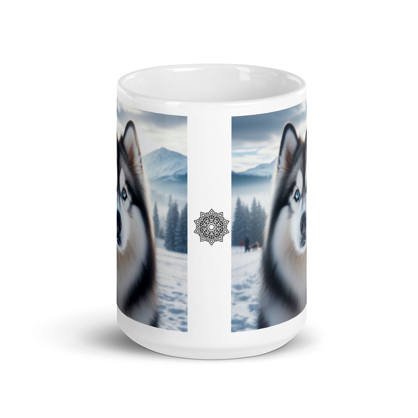 Taza husky snow