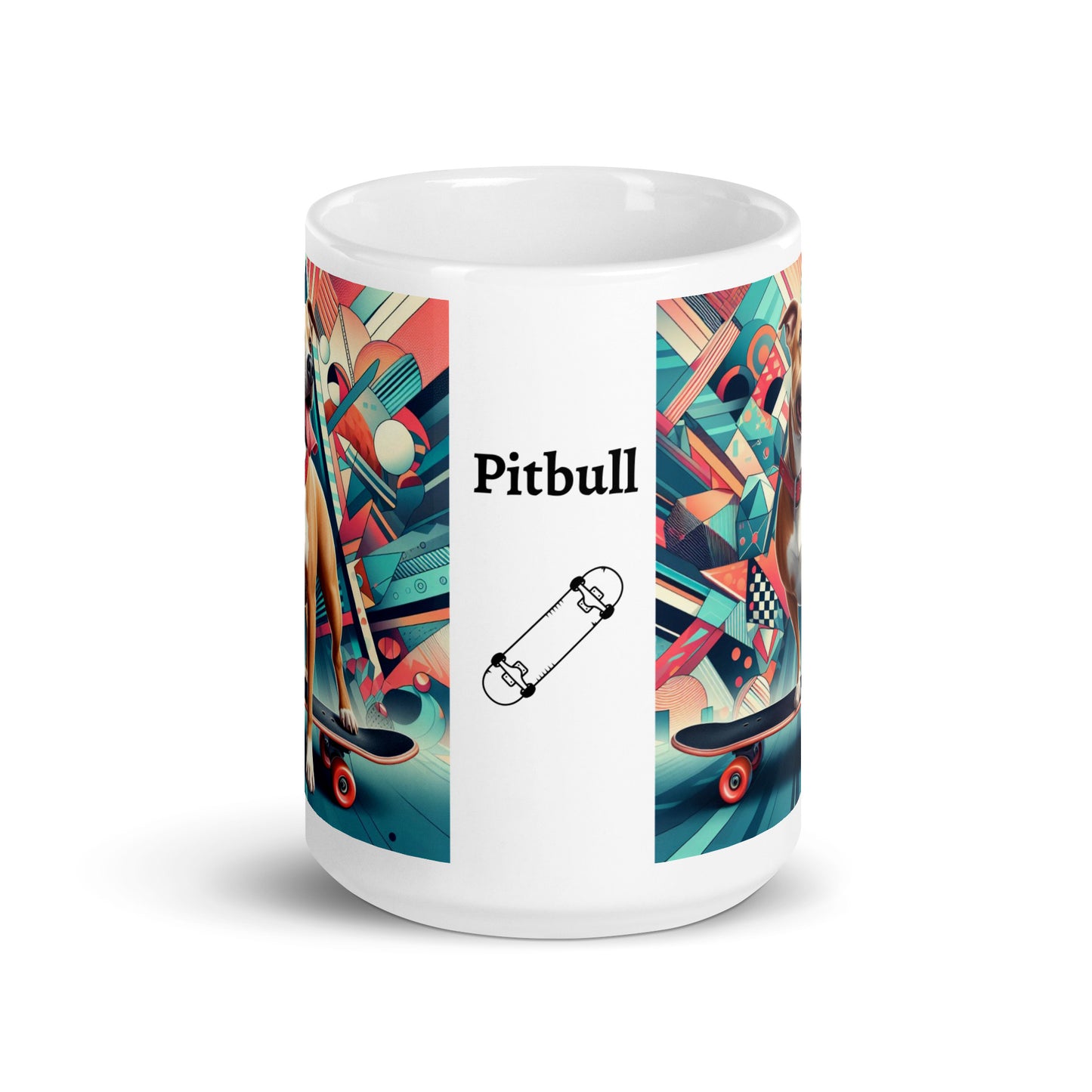 Taza pitbull skate